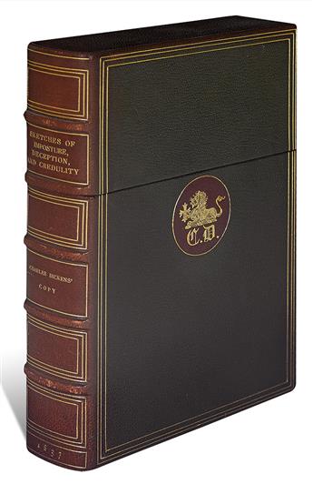 [DICKENS, CHARLES.] [Davenport, Richard Alfred.]Sketches of Imposture, Deception and Credulity.